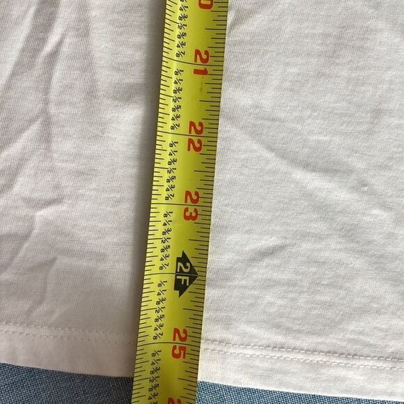 Talbots 100% pima cotton white short sleeve tee top size XLP - Picture 8 of 8